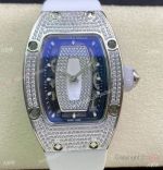 Copy Richard Mille RM07 Lady 31mm Watch Iced Out Diamond